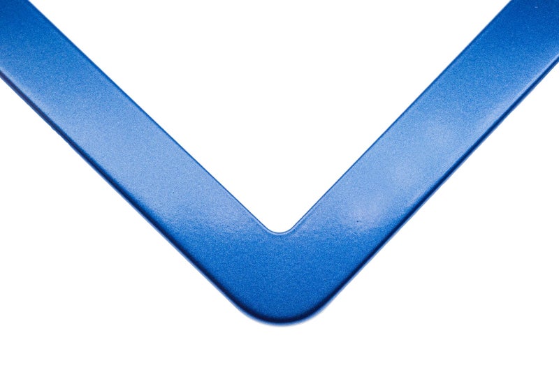 Creathome 2PCs Stainless Steel License Plate Frames with Shining Blue Color - Image 5